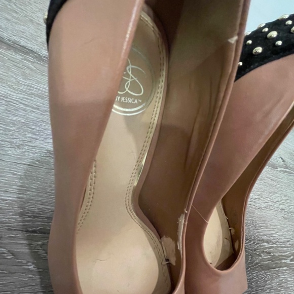 Jessica Simpson peep toe platform heels - Picture 6 of 8